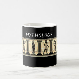 Taza De Café Mug clásico de mitología blanca de 11 oz