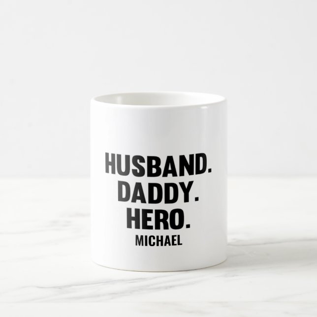 Taza De Café Mug clásico del Día del Padre personalizado (Centro)