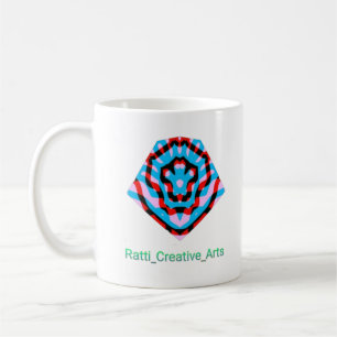 Taza De Café Mug clásico, diseño de texto "Ratti_Creative_Arts"