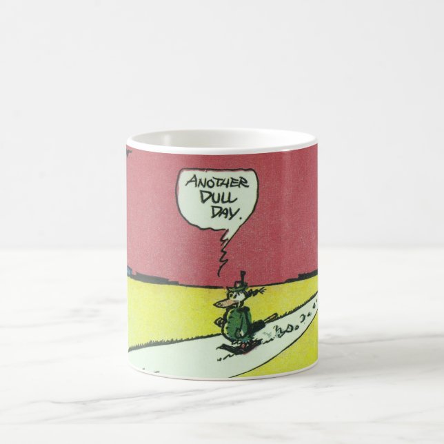 Taza De Café Mug clásico "Otro día aburrido"  (Centro)