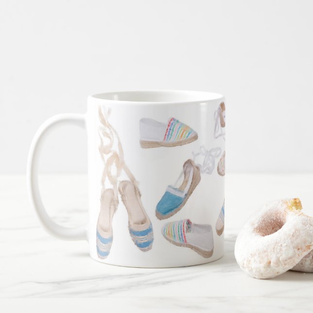 Taza De Café Mug clásico para casa de playa (Con donut)