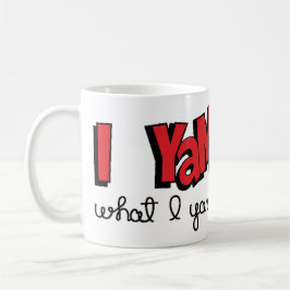 Taza De Café Mug clásico "Yo soy lo que soy"
