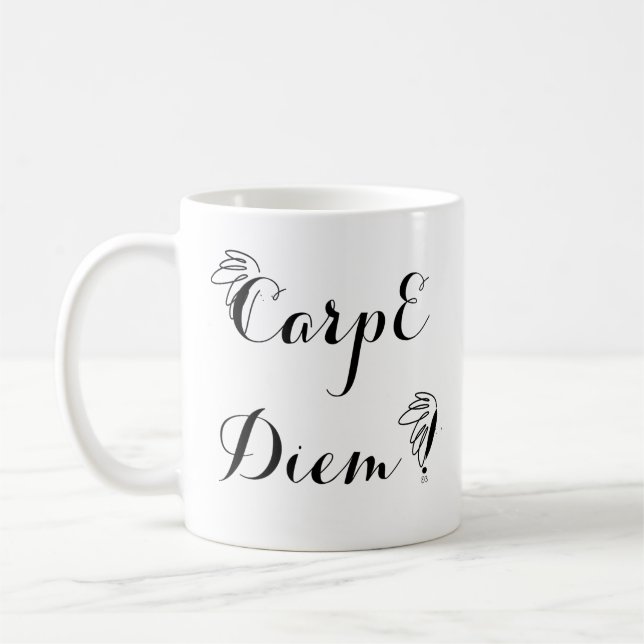 Taza De Café Mug classique Carpe Diem (Izquierda)