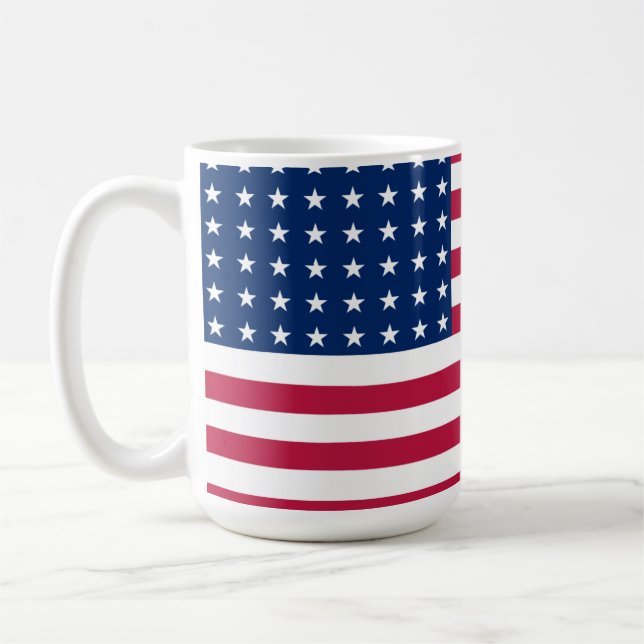 Taza De Café Mug classique drapeau USA (Izquierda)