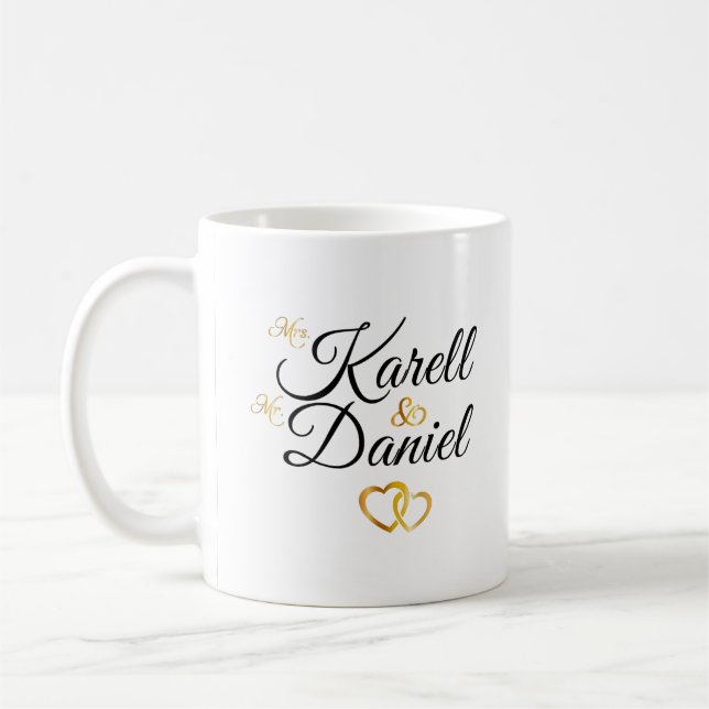 Taza De Café Mug classique pour Mariage, 325 ml (Izquierda)