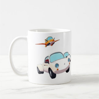 Taza De Café Mug - coches y aviones