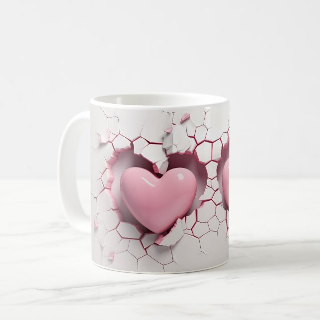 Taza De Café Mug Coeur Série 1-10 (Anverso izquierdo)
