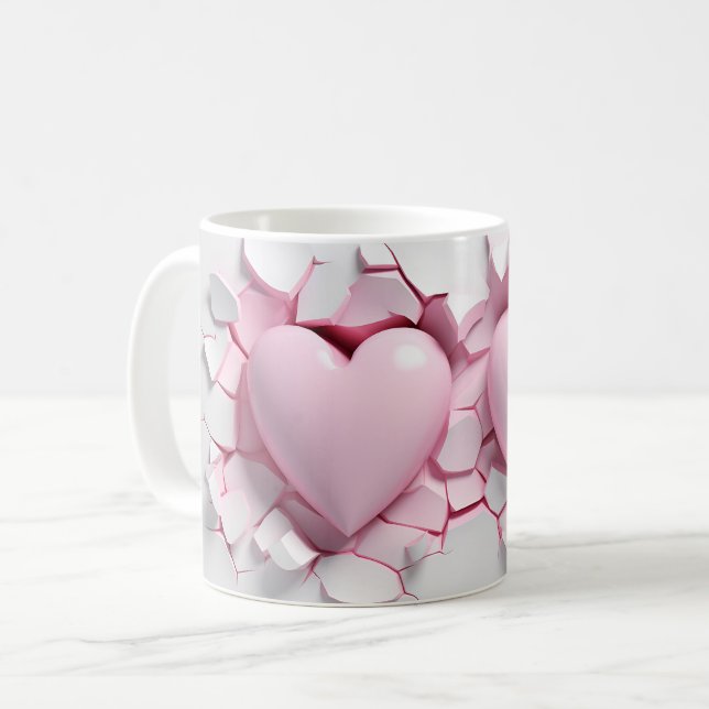 Taza De Café Mug Coeur Série 1-14 (Anverso izquierdo)