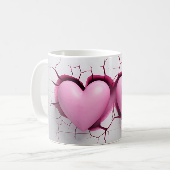 Taza De Café Mug Coeur Série 1-17 (Anverso izquierdo)