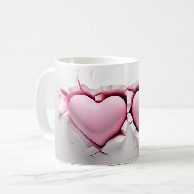 Taza De Café Mug Coeur Série 1-2 (Anverso izquierdo)