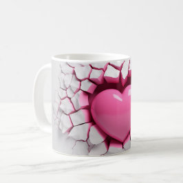 Taza De Café Mug Coeur Série 1-3