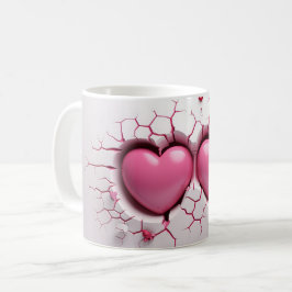 Taza De Café Mug Coeur Série 1-4