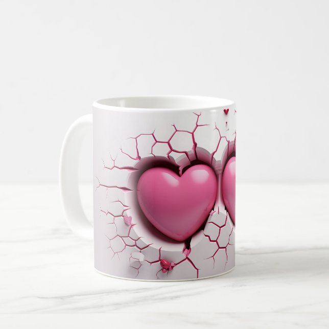 Taza De Café Mug Coeur Série 1-4 (Anverso izquierdo)
