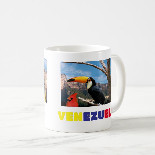 Taza De Café Mug Coffee mug Amo Venezuela, personalizable (Anverso derecho)