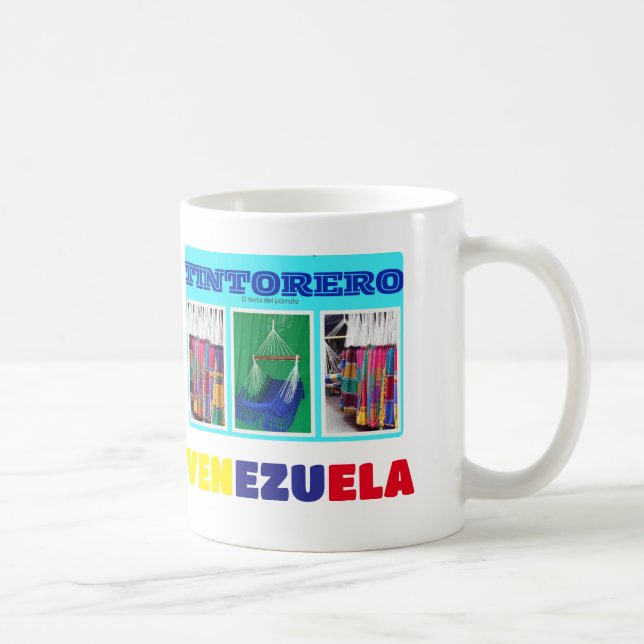 Taza De Café Mug Coffee mug Amo Venezuela, personalizable (Derecha)