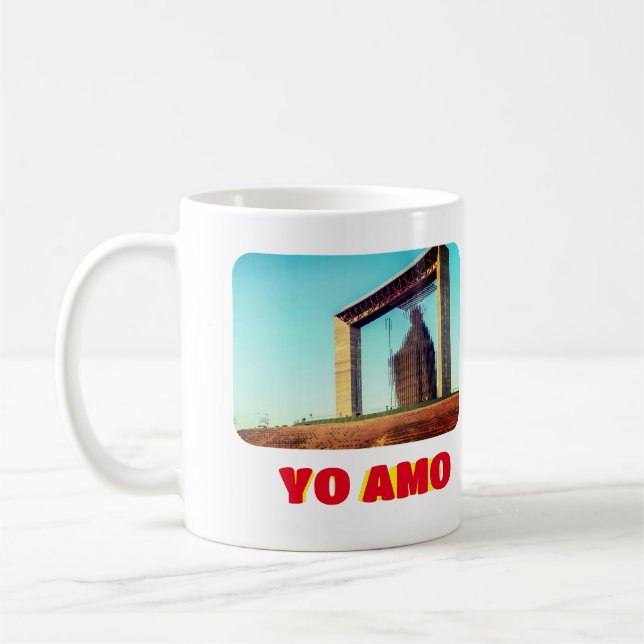Taza De Café Mug Coffee mug Amo Venezuela, personalizable (Izquierda)