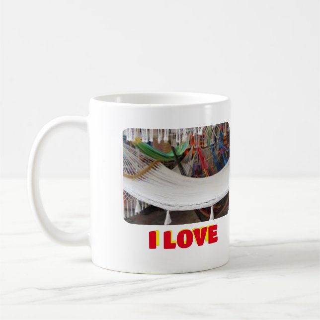 Taza De Café Mug Coffee mug Amo Venezuela, personalizable (Izquierda)