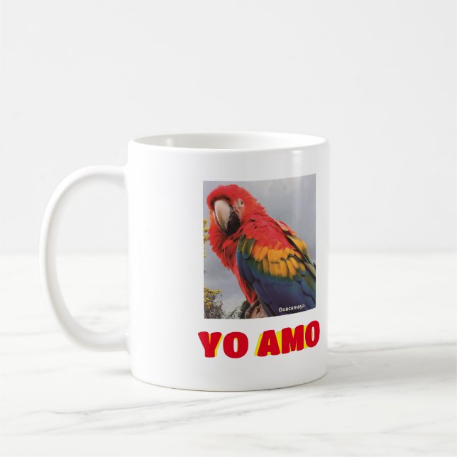 Taza De Café Mug Coffee mug Amo Venezuela, personalizable (Izquierda)