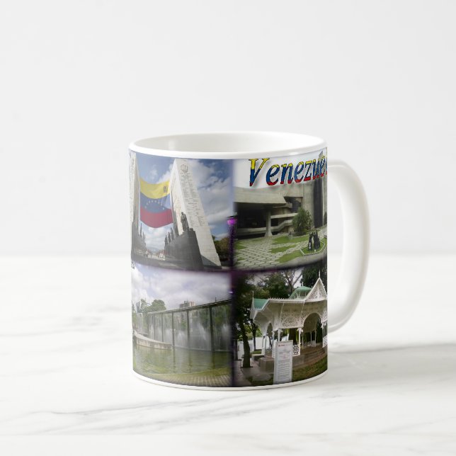 Taza De Café Mug Coffee mug Amo Venezuela, personalizable (Anverso derecho)