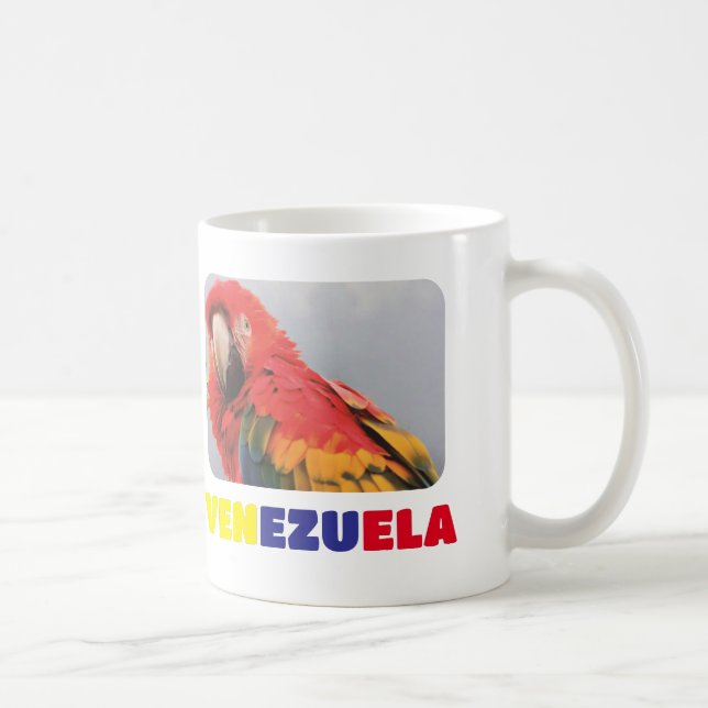 Taza De Café Mug Coffee mug Amo Venezuela, personalizable (Derecha)