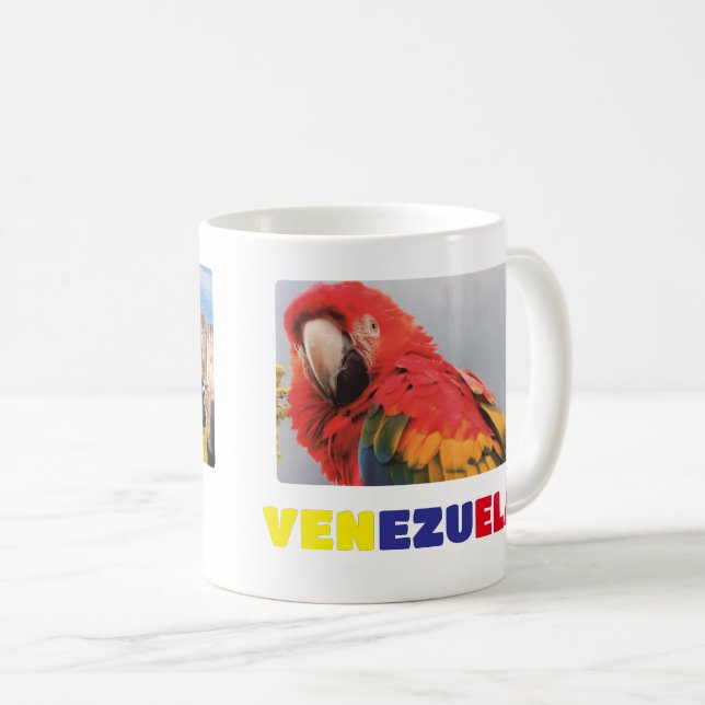 Taza De Café Mug Coffee mug Amo Venezuela, personalizable (Anverso derecho)