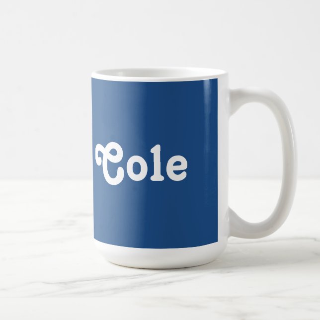 Taza De Café Mug Cole (Derecha)
