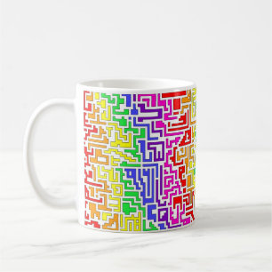 Taza De Café Mug color arcoiris