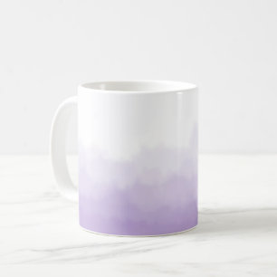 Taza De Café Mug. color morado moderno de color naranja degrada