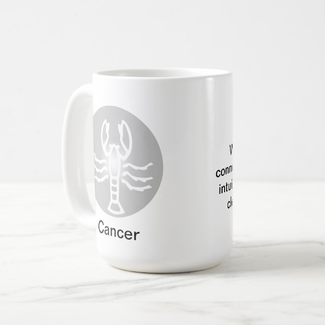 Taza De Café Mug - Color zodiaco para el cáncer (Anverso izquierdo)
