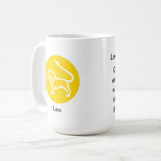 Taza De Café Mug - Color zodiaco para Leo