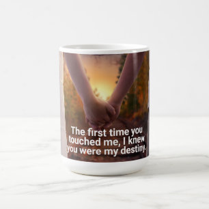 Taza De Café Mug con amor Cita e imagen