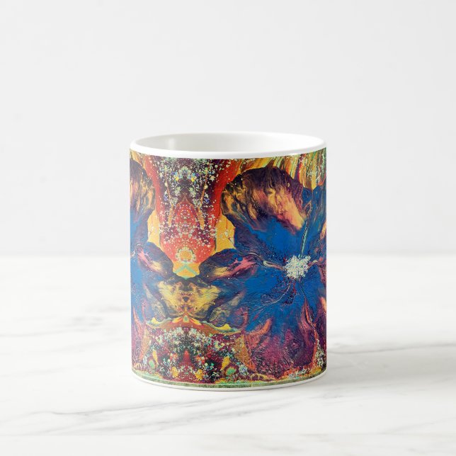 Taza De Café Mug con arte fluido (Centro)