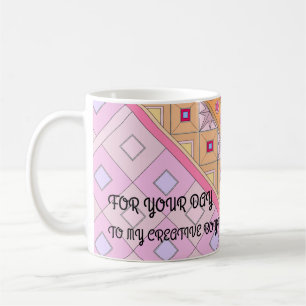 TAZA DE CAFÉ MUG CON ARTE ROSA DE FLORES A NOVIO