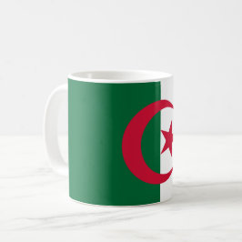 Taza De Café Mug con bandera de Argelia