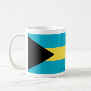 Taza De Café Mug con bandera de Bahamas