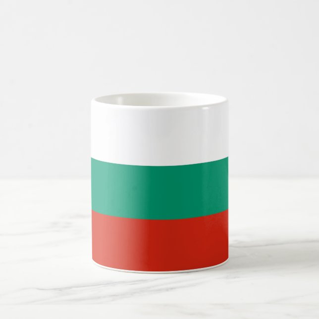 Taza De Café Mug con bandera de Bulgaria (Centro)