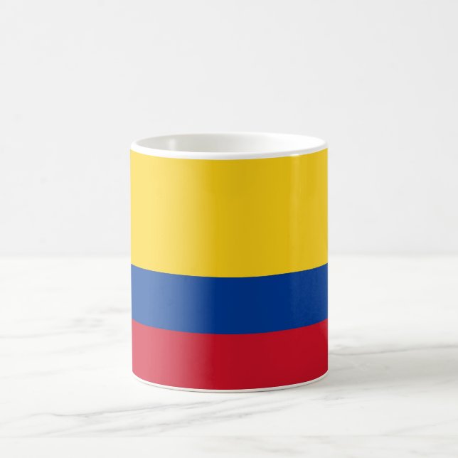 Taza De Café Mug con bandera de Colombia (Centro)