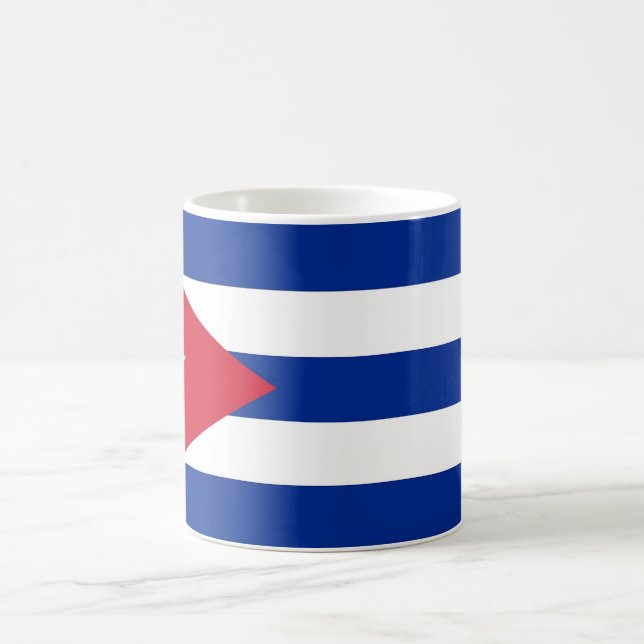 Taza De Café Mug con bandera de Cuba (Centro)