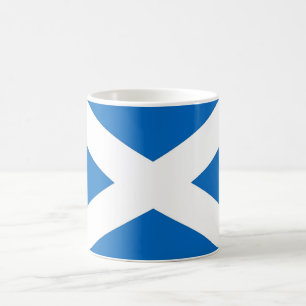 Taza De Café Mug con bandera de Escocia