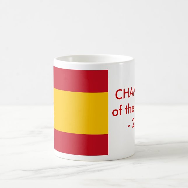 Taza De Café Mug con bandera de España (Centro)