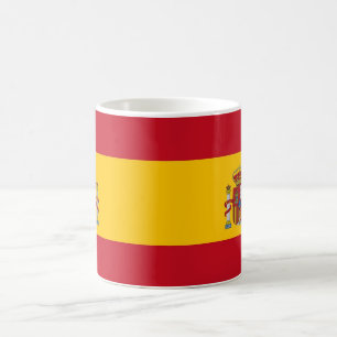 Taza De Café Mug con bandera de España