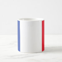 Mug con bandera de Francia