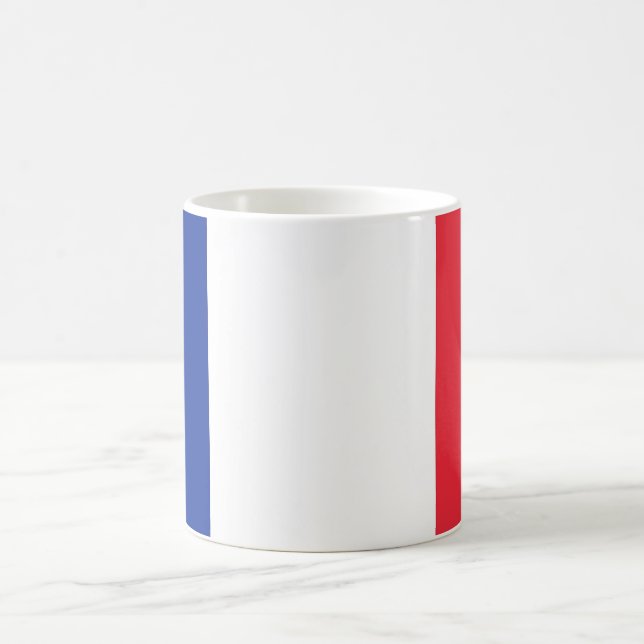 Taza De Café Mug con bandera de Francia (Centro)