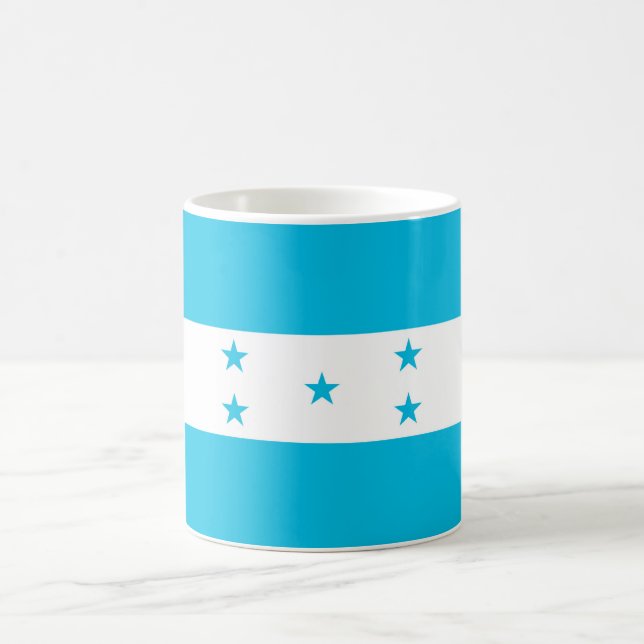 Taza De Café Mug con bandera de Honduras (Centro)