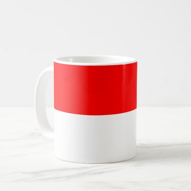 Taza De Café Mug con bandera de Indonesia (Anverso izquierdo)