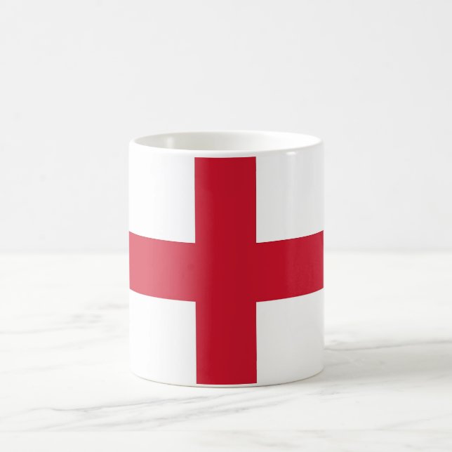 Taza De Café Mug con bandera de Inglaterra (Centro)