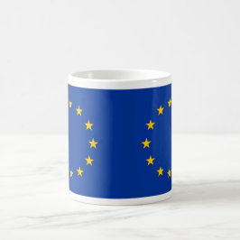Taza De Café Mug con bandera de la Unión Europea