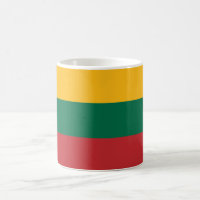 Mug con bandera de Lituania