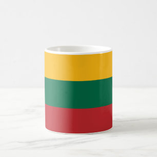 Taza De Café Mug con bandera de Lituania