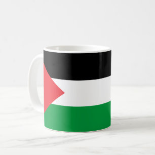 Taza De Café Mug con bandera de Palestina